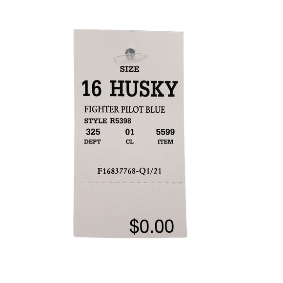 NWT Cat & Jack Boys School Uniform Pants Size 16 Husky Four Pack Blue And Khaki - Picture 11 of 11